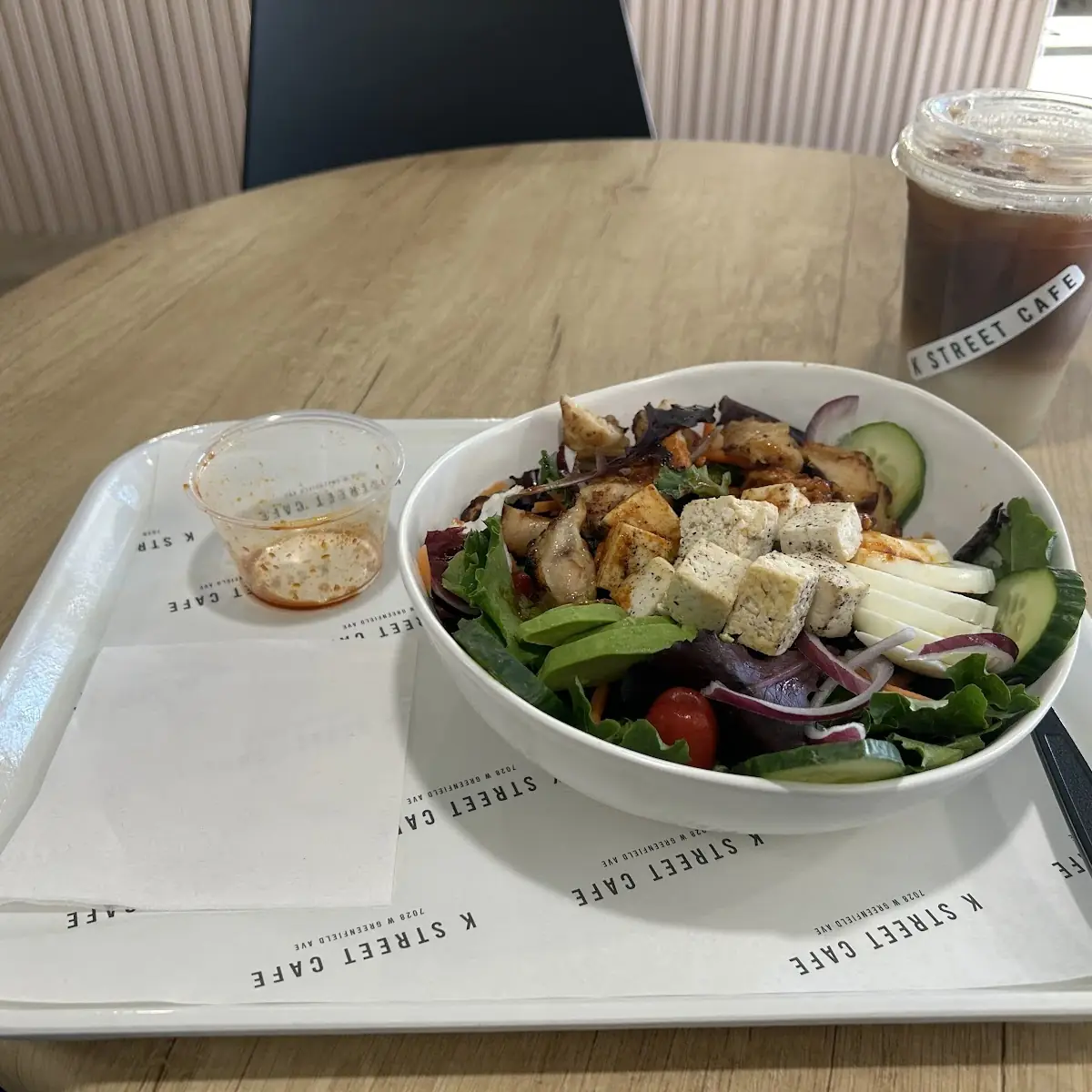 Tofu Salad with Chicken