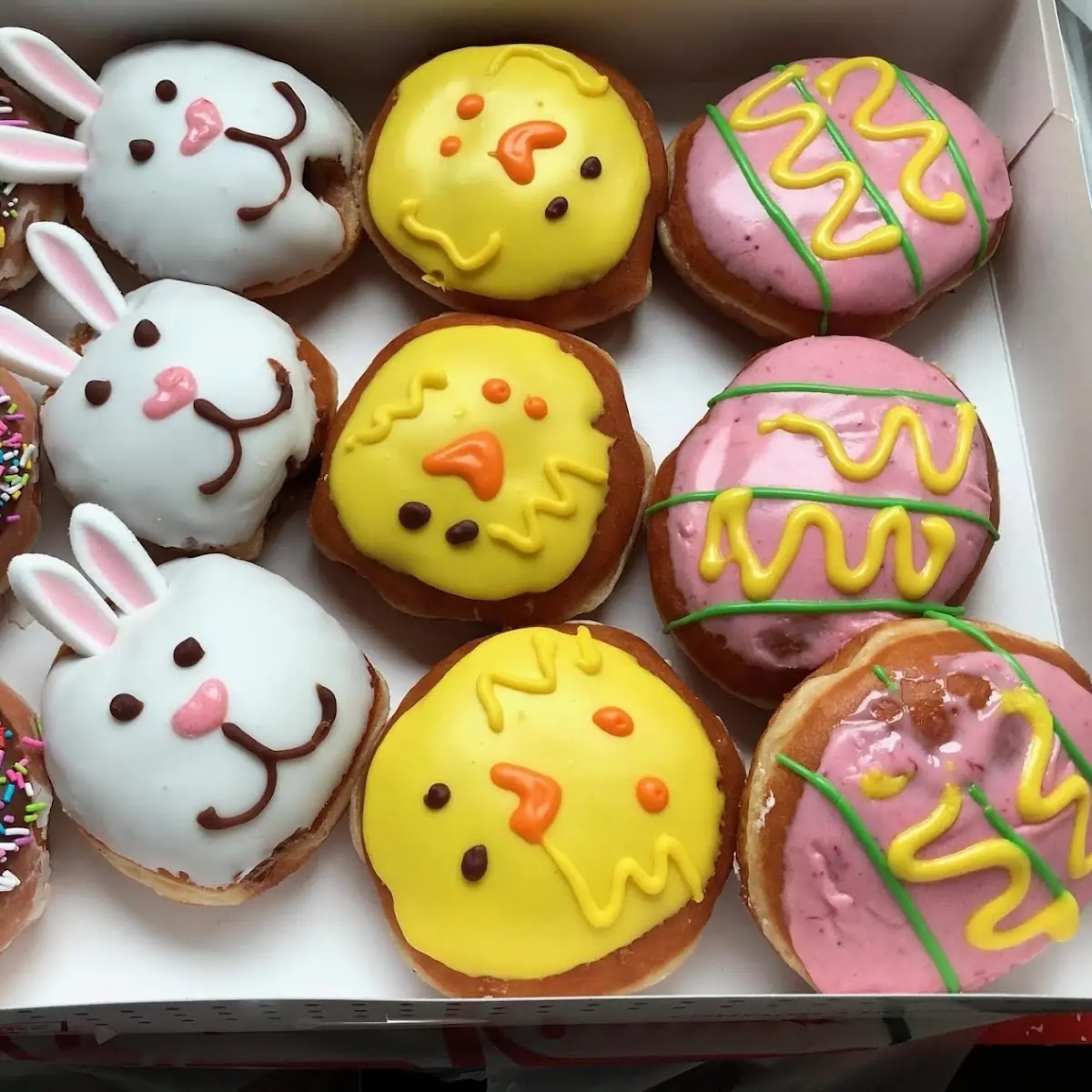 Jelly Filled Easter Donuts