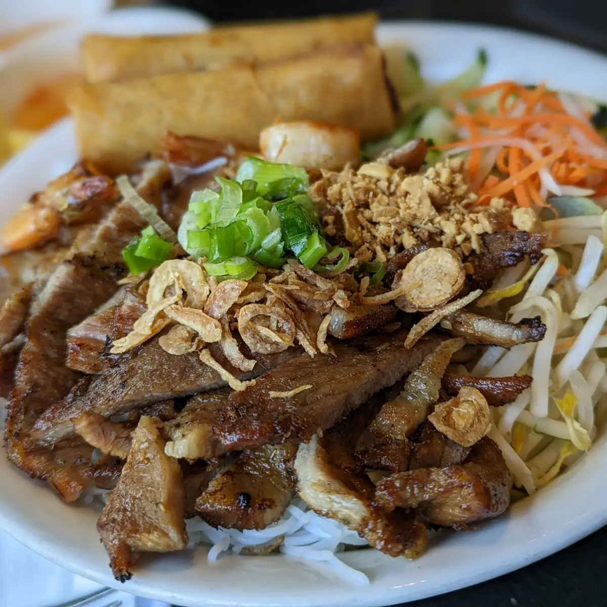 Bun Thit Nuong with Extra Pork