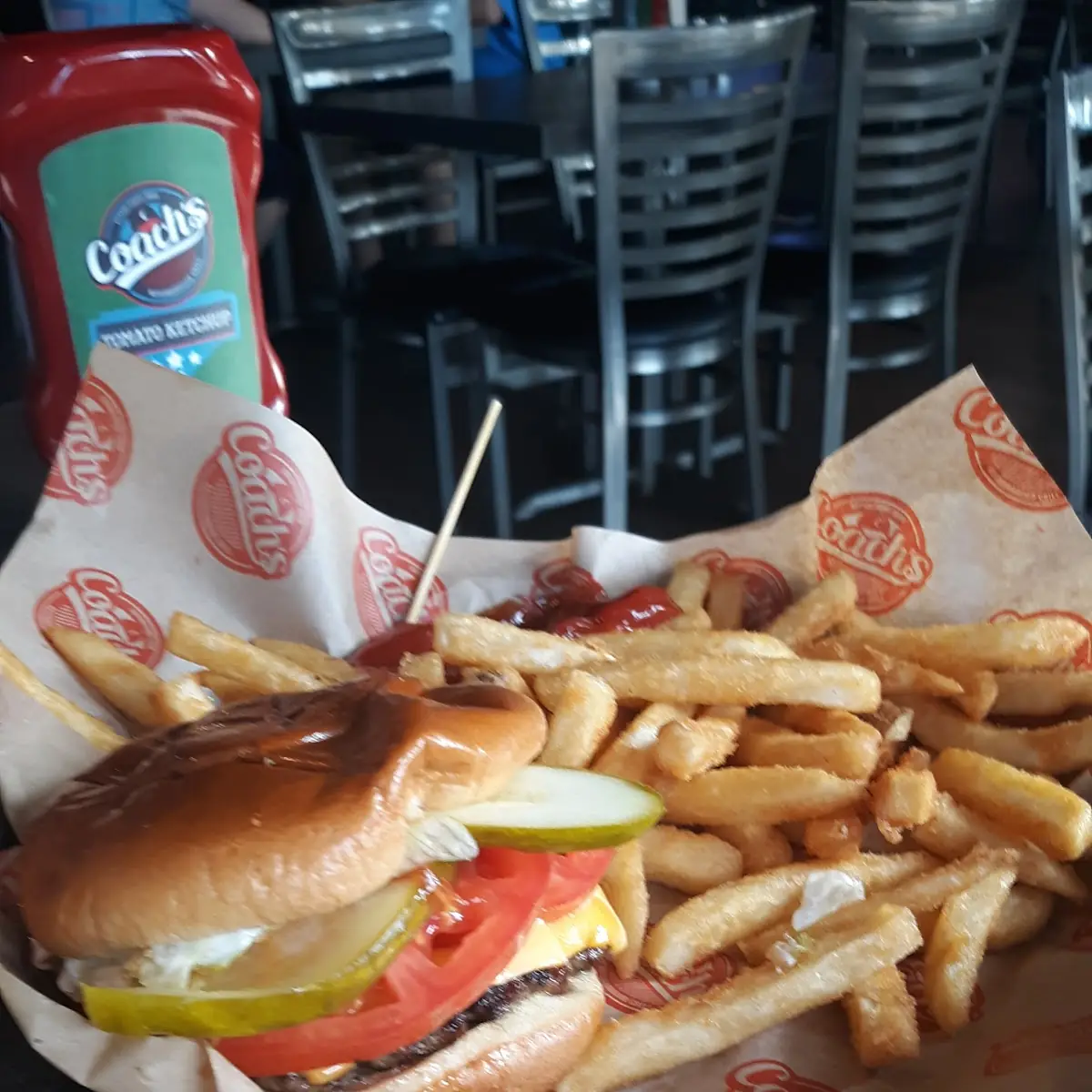 Burger and Fries