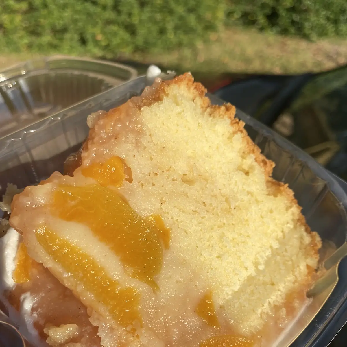 Peach Cobbler Pound Cake