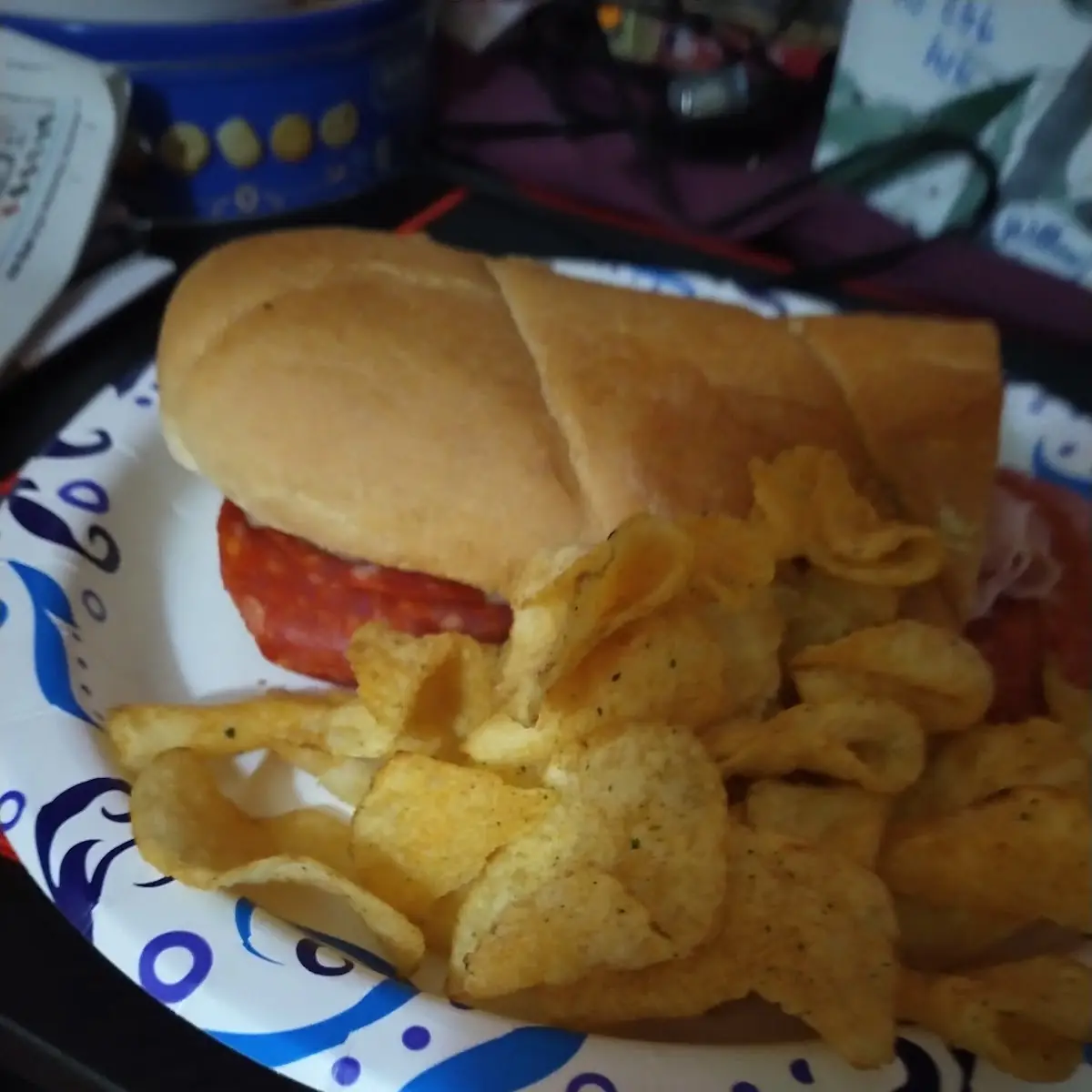 Salami Sandwich