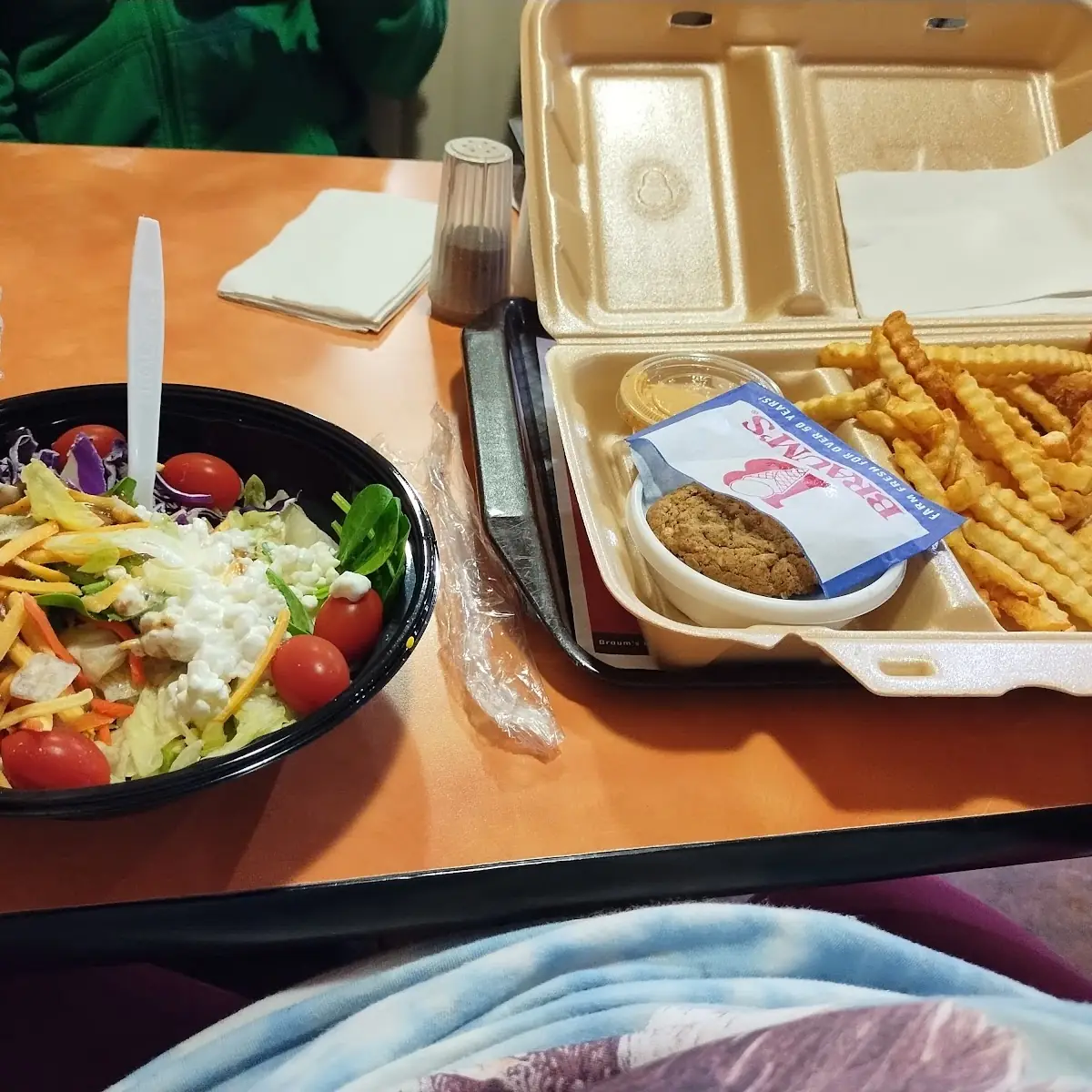 Side Salad and Chicken Tender Basket