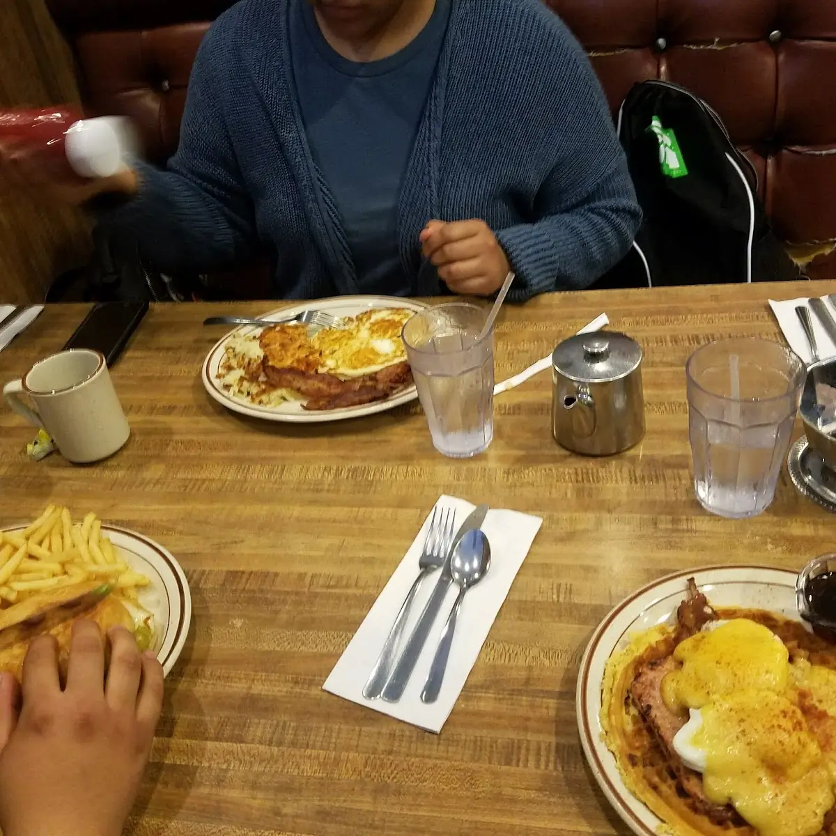 Home Style Country Ham Steak and Eggs