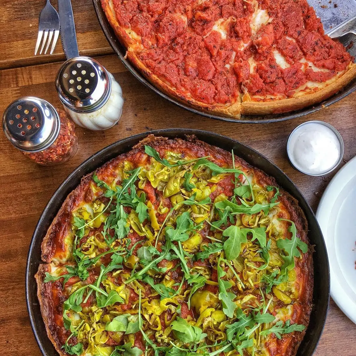 9 Heart Pan Pizza