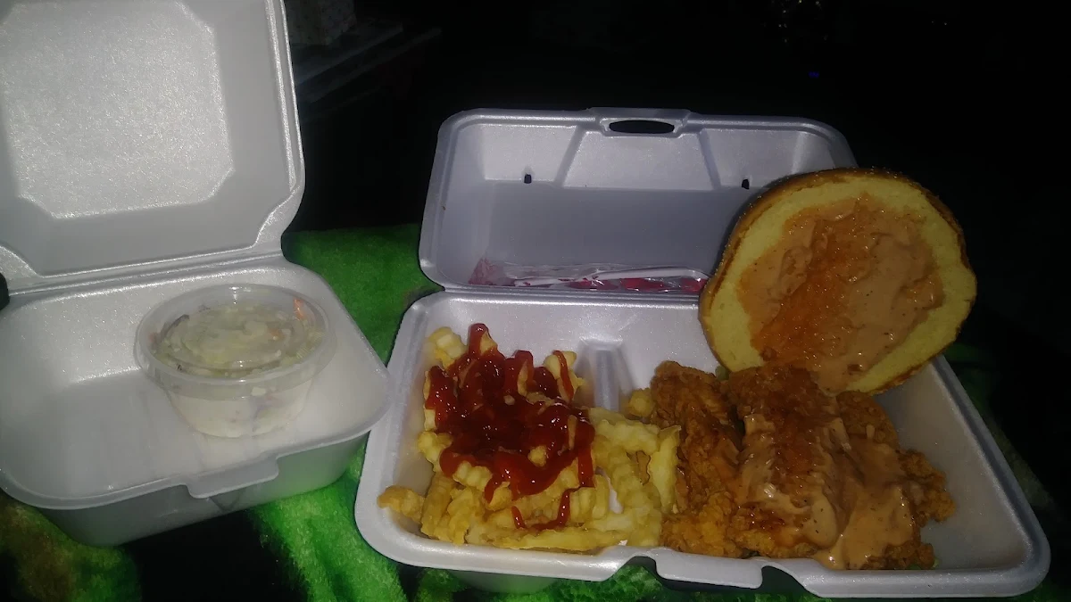 Canes Chicken Strip Sandwich