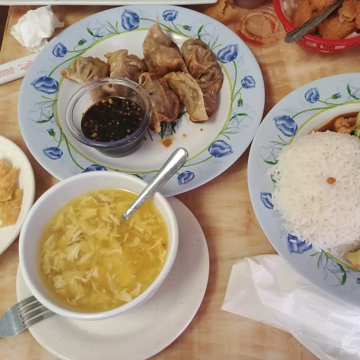 Egg Drop Soup Chicken Broccoli Fried Dumplings
