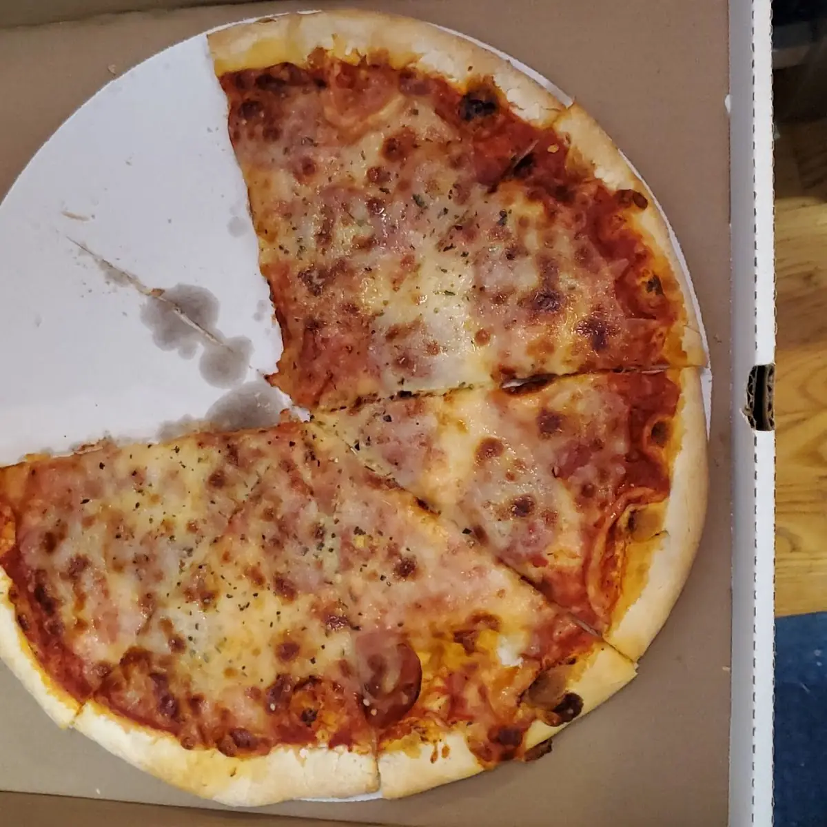 Cheese and Pepperoni Pizza