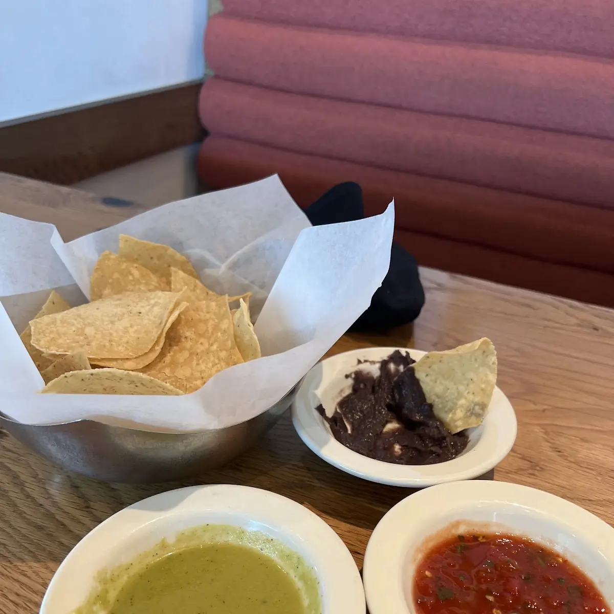 Basket of Crispy Tortilla Chips