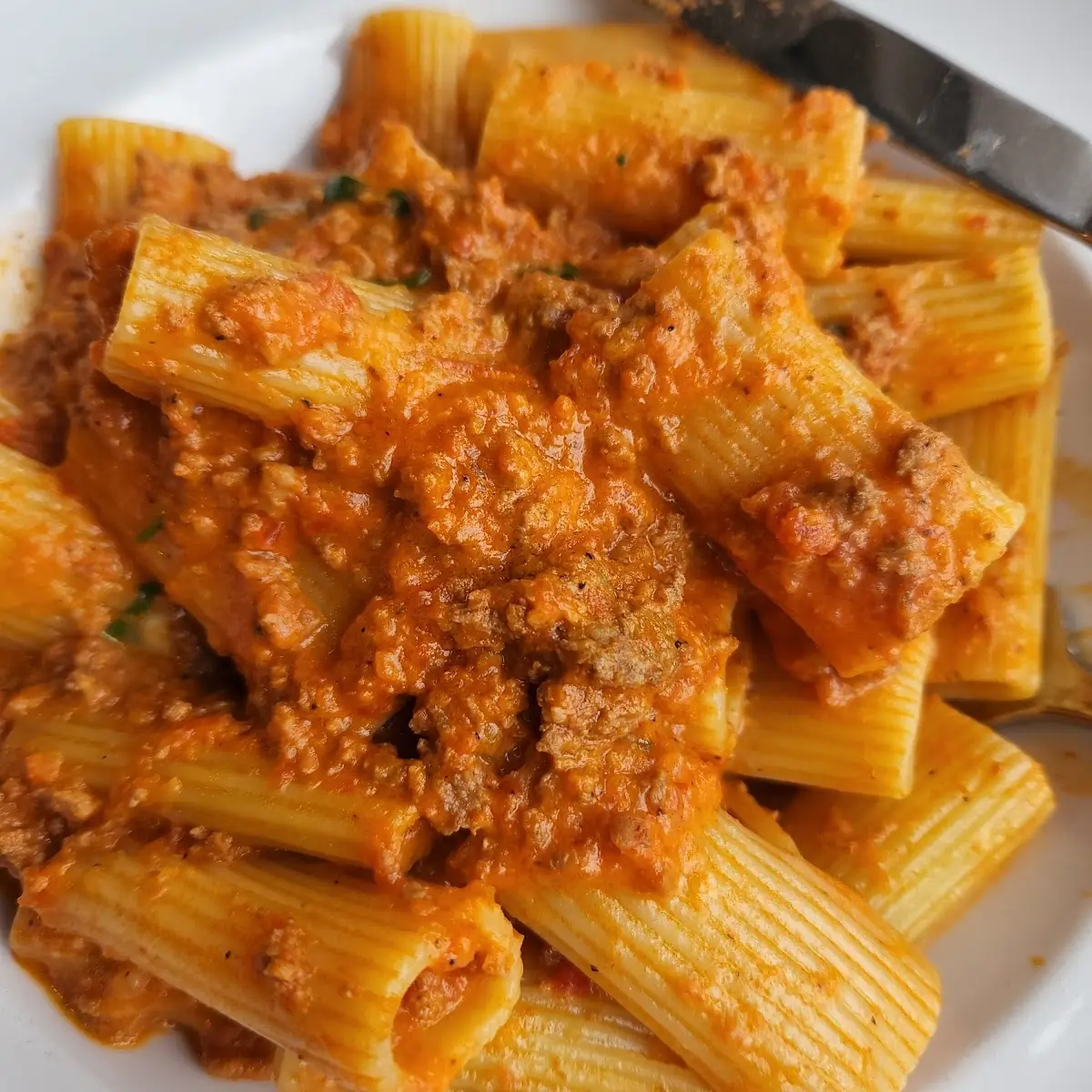 Rigatoni Bolognese