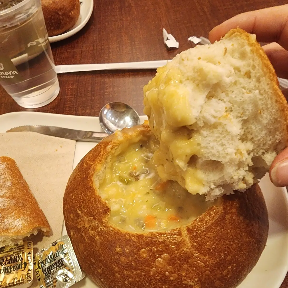 Chicken and Wild Rice Breadbowl