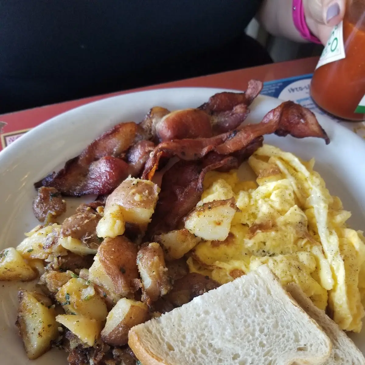 French Toast Two Eggs Two Bacon & Sausage