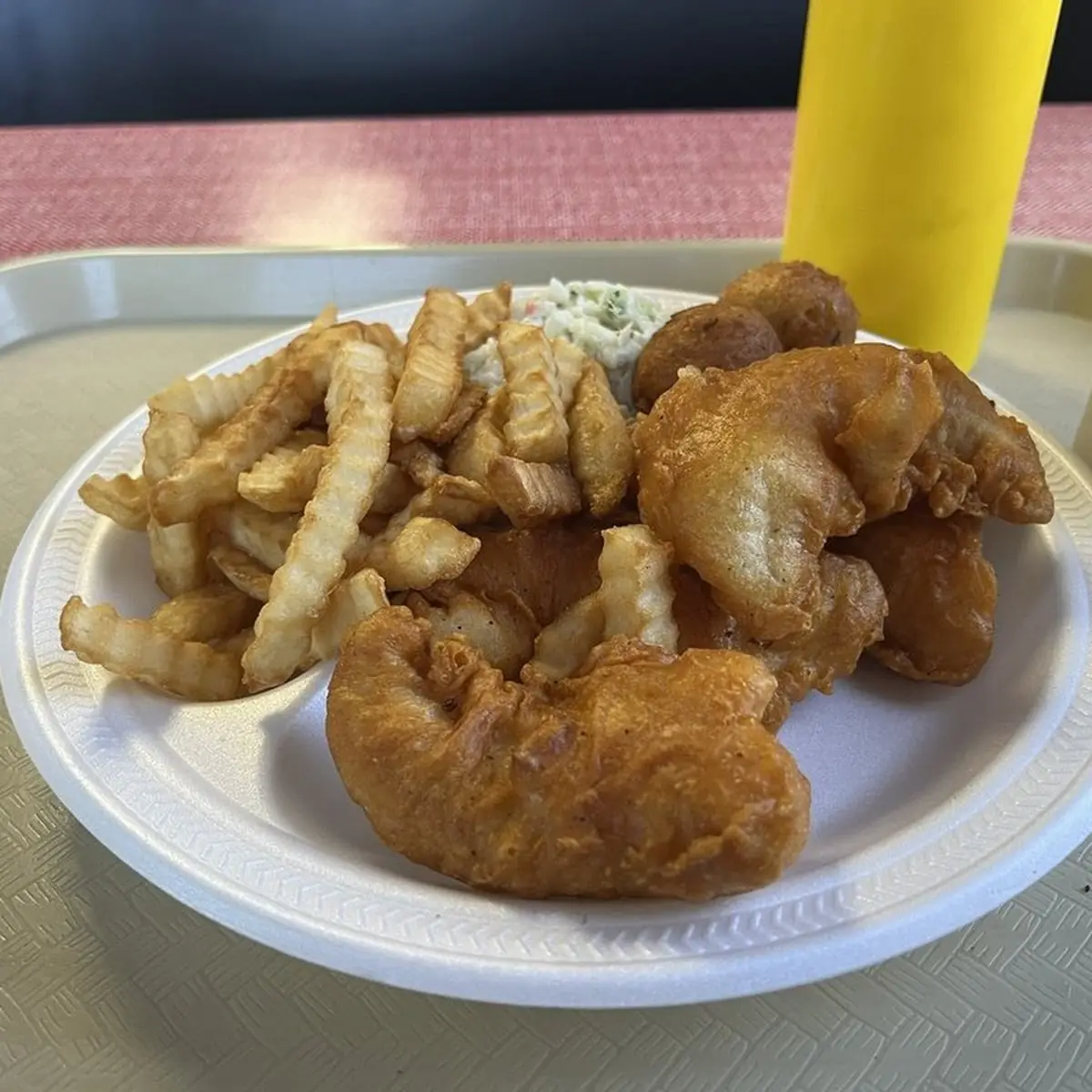 Batter Dipped Fish and Chips