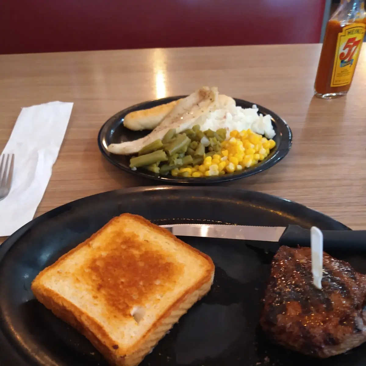 Sirloin Steak with Toast