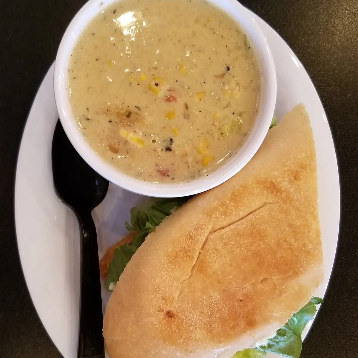 Cup & a Half Cup of Soup & Half-Size Poboy