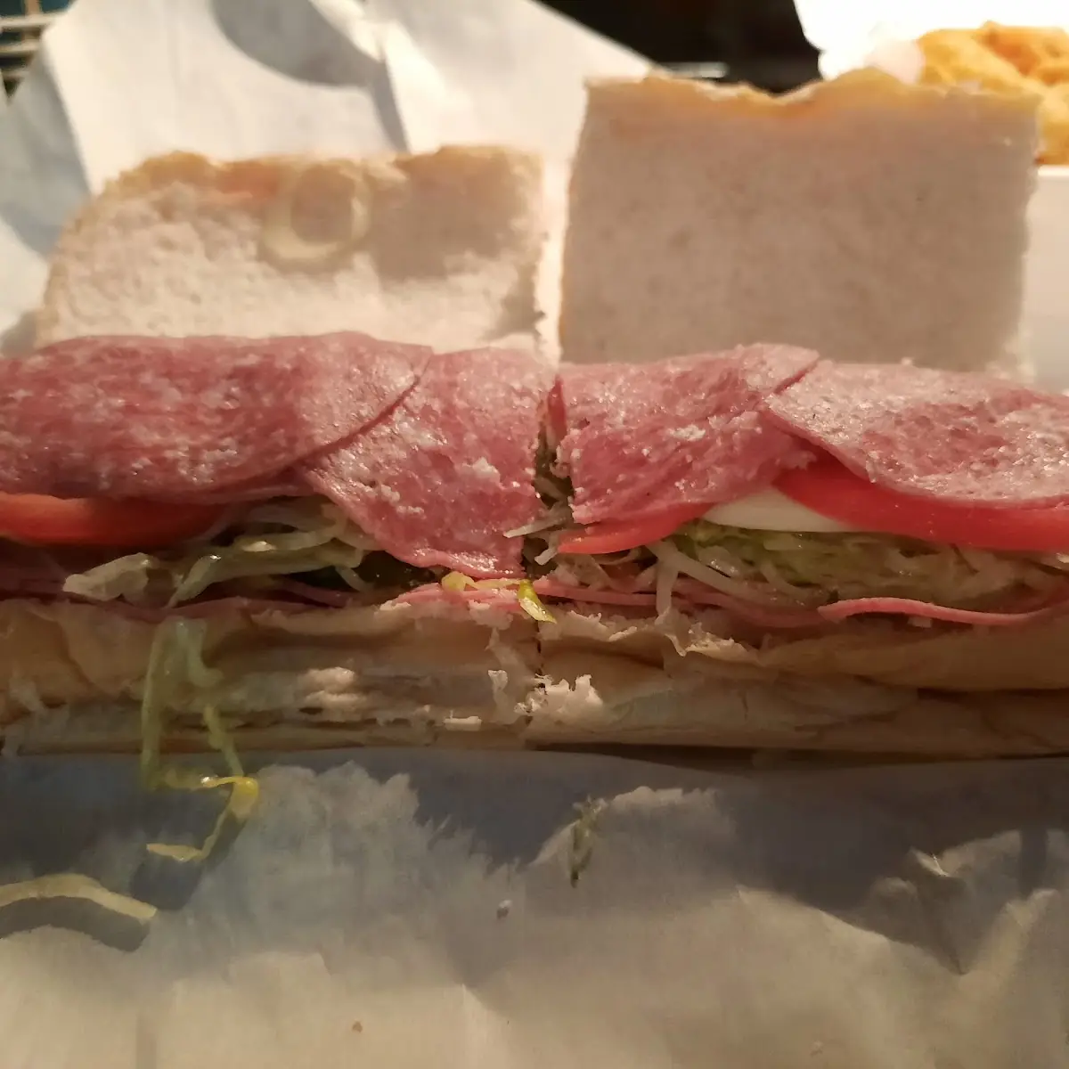 Salami and Cheese Sub