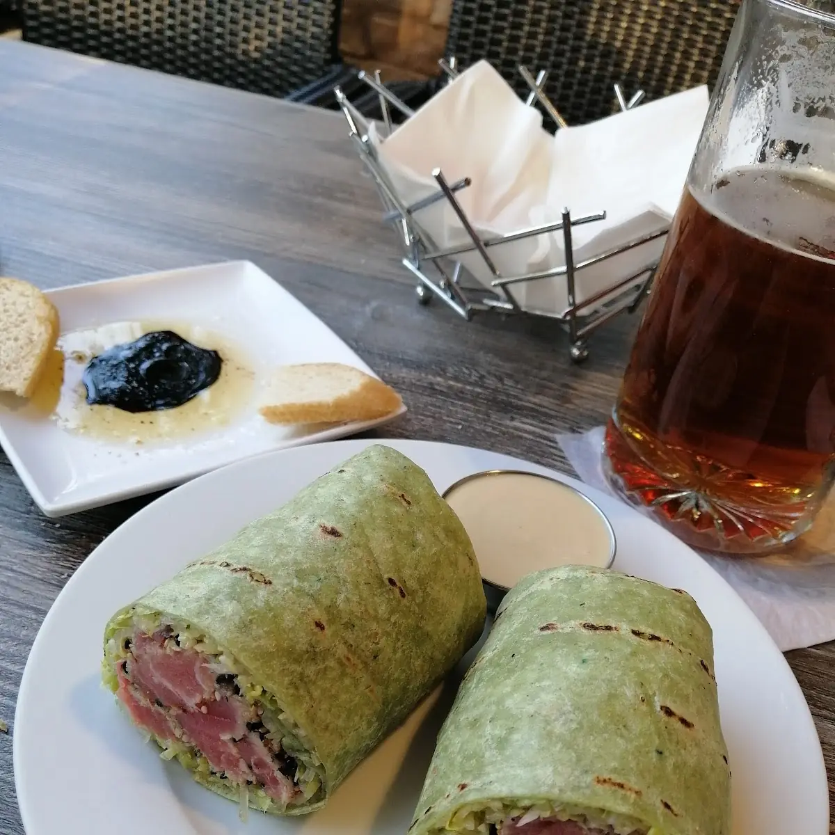 Seared Ahi Tuna Wrap