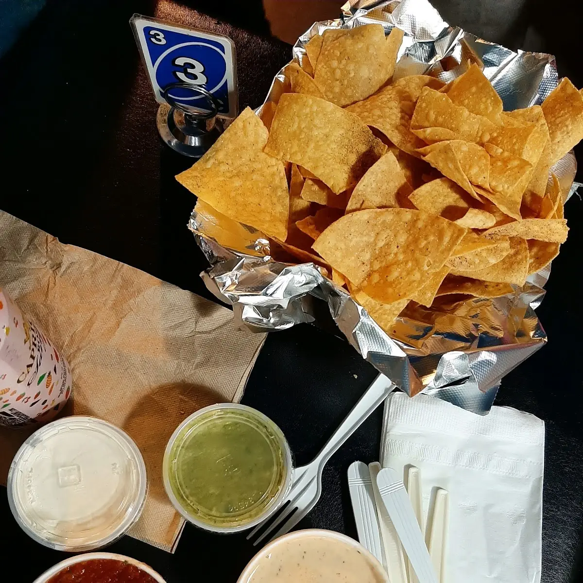 Tortilla Chips and Guacamole
