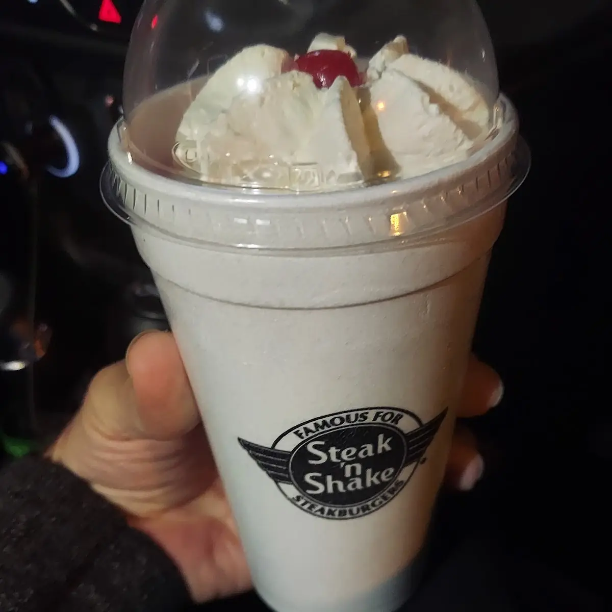 Self Mixed Banana Strawberry Shake