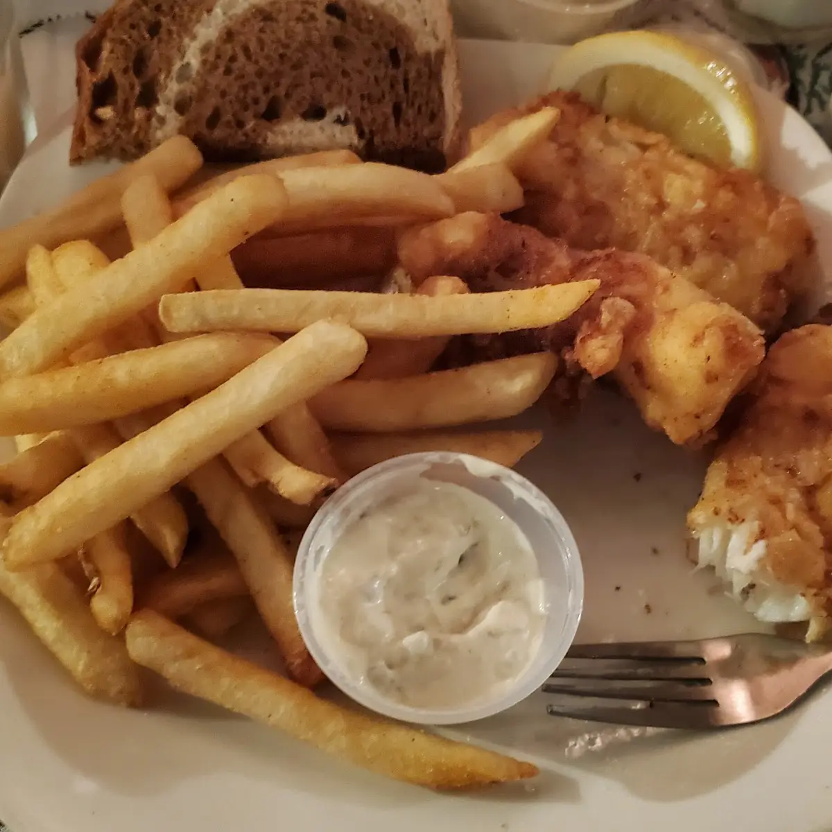 Fried Fish Dinner Fri Night Fish Fry