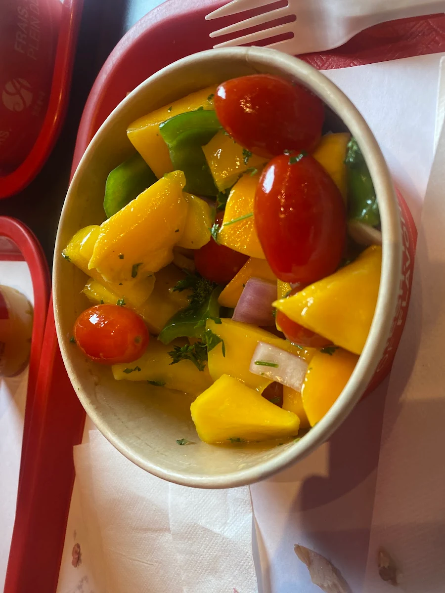 Salade Mangue Mango Salad, Amir