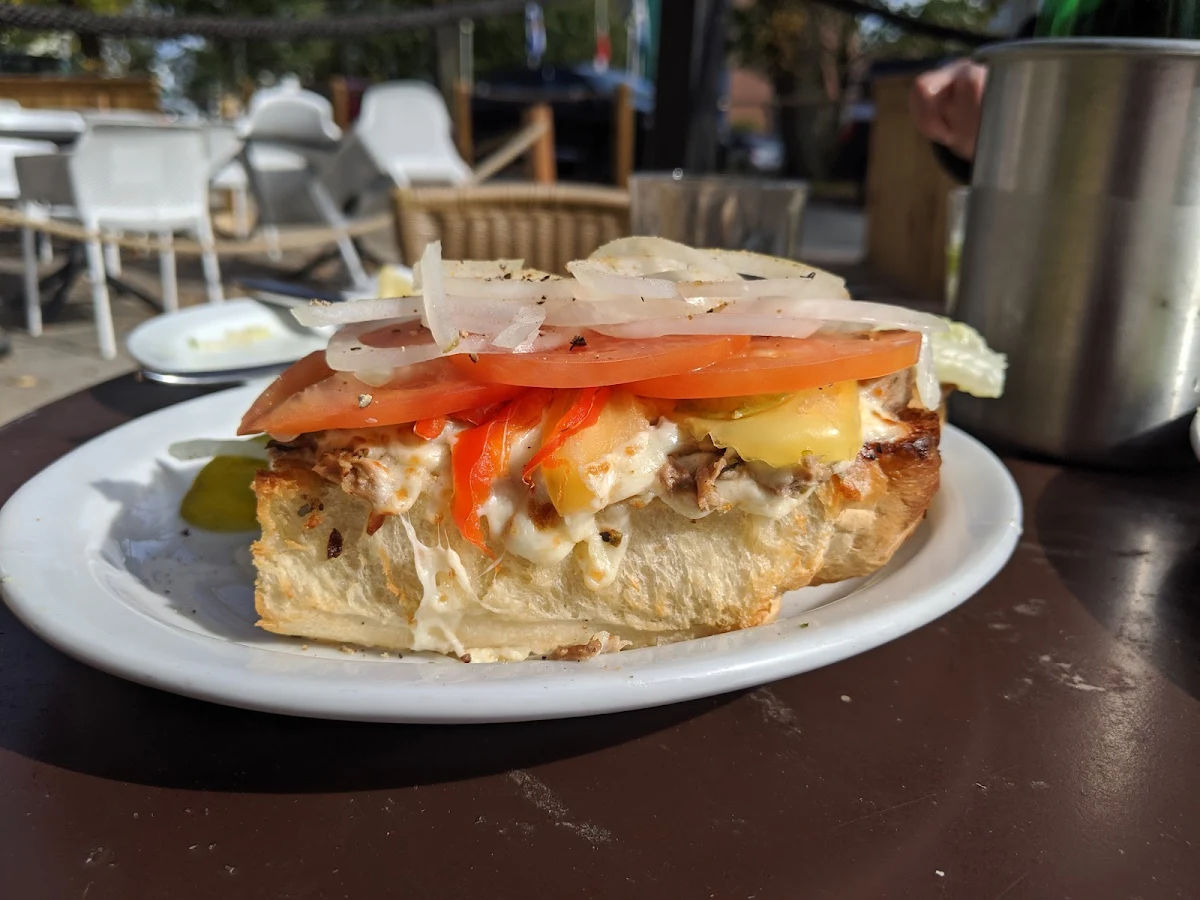 Tuna Melt Hero with Banana Peppers