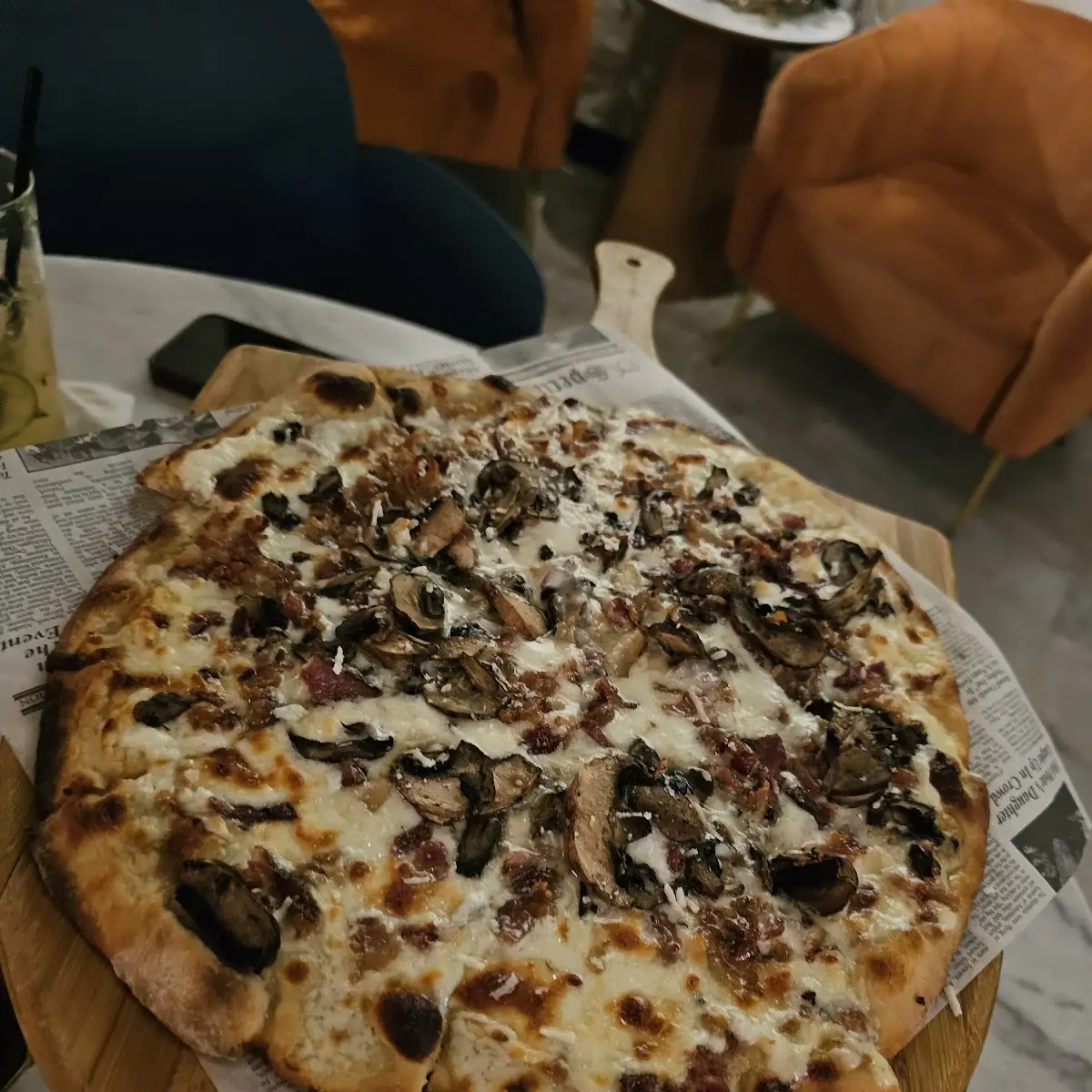 Pizza Carbonara