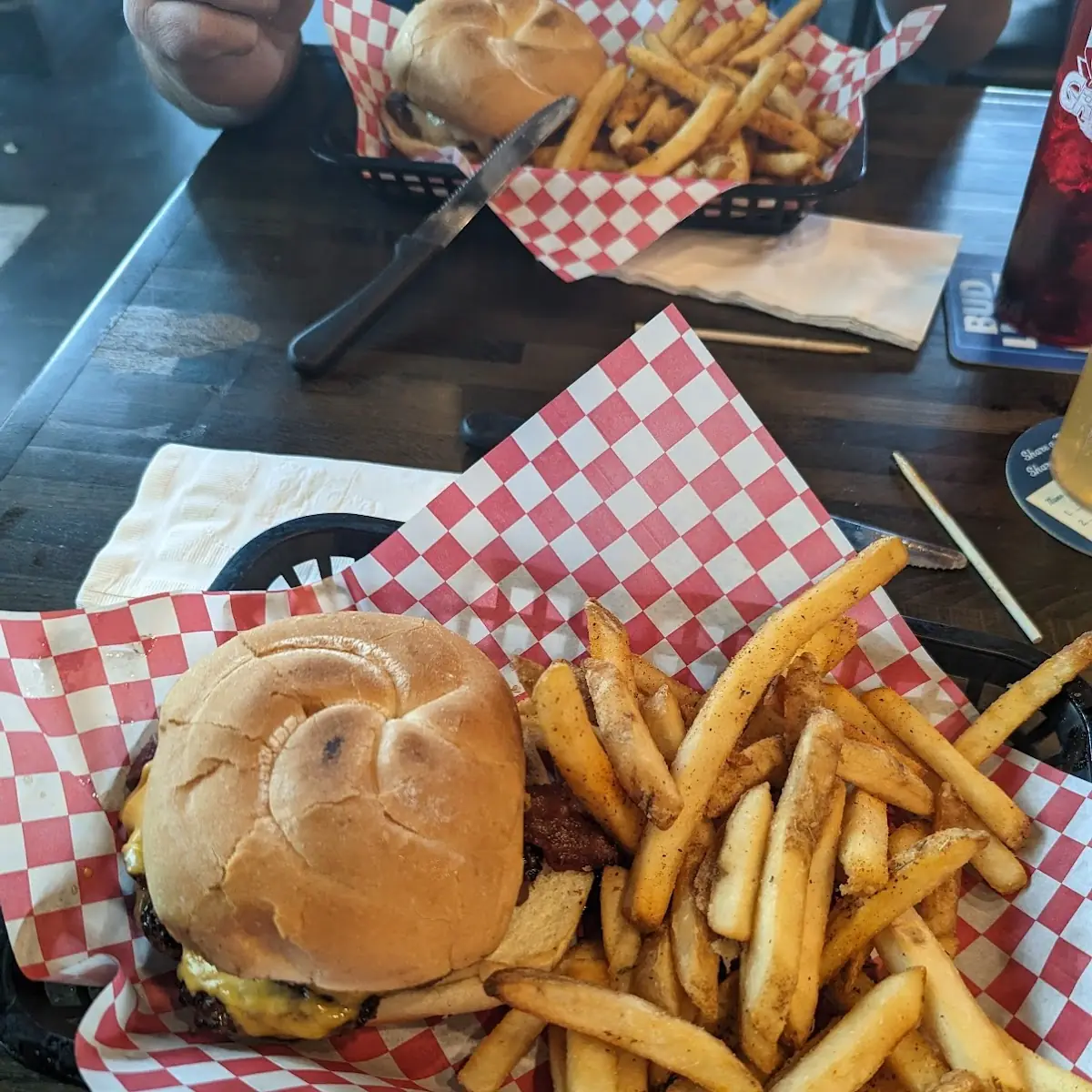 Boneyard BBQ Burger and Fries