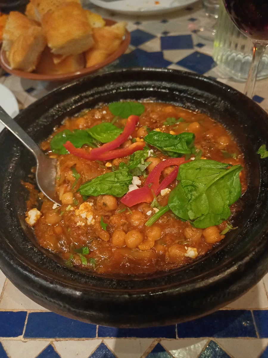 Chickpea Chaurba Tagine, Marrakech Restaurant
