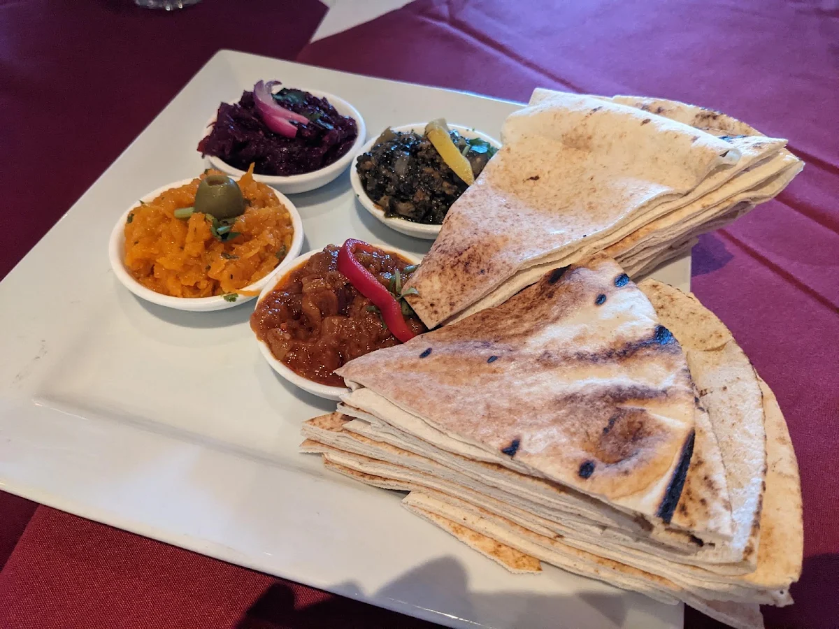Mini Dip Platter, Marrakech Restaurant