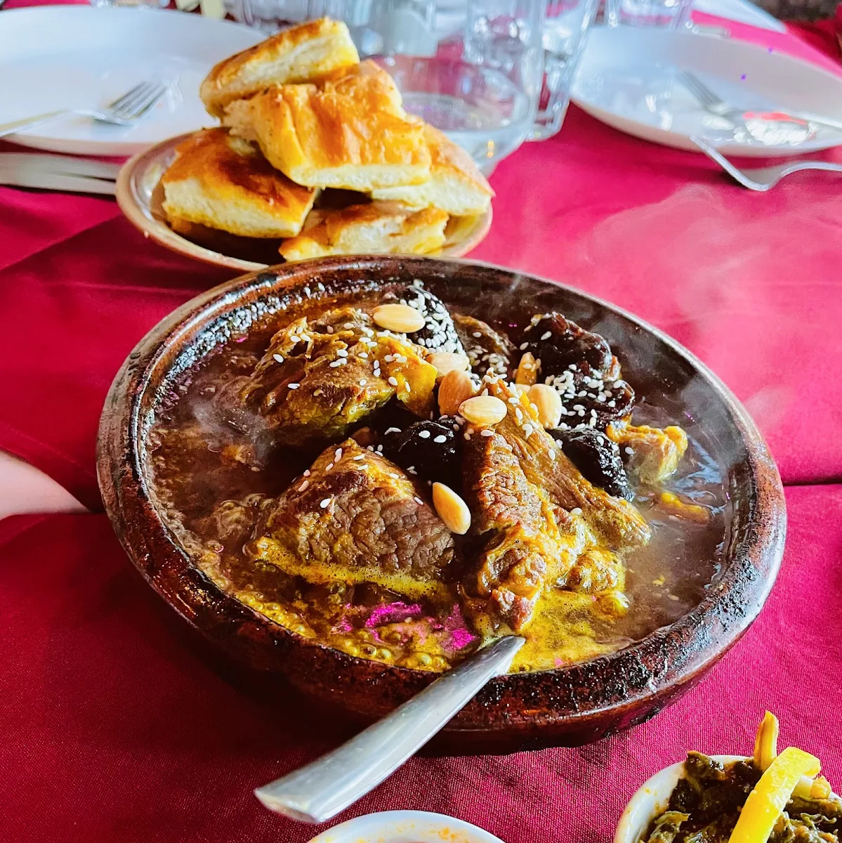 Moroccan Bread, Marrakech Restaurant