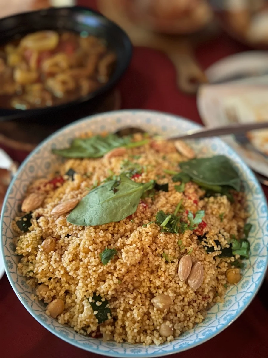 Seasoned Couscous, Marrakech Restaurant