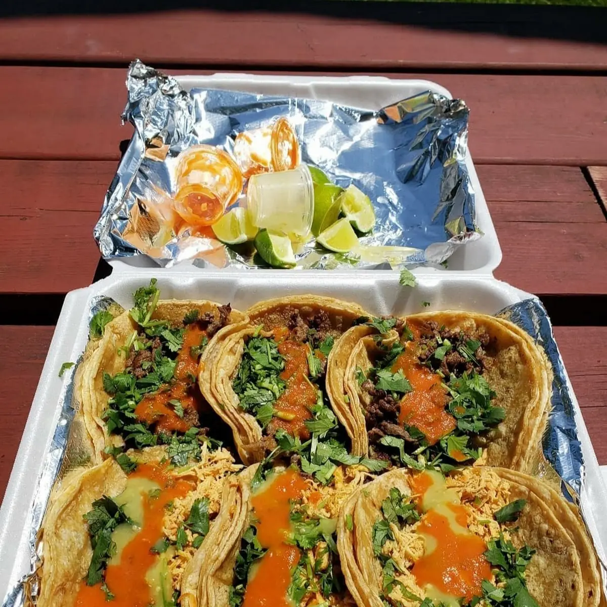 Steak and Chicken Tacos