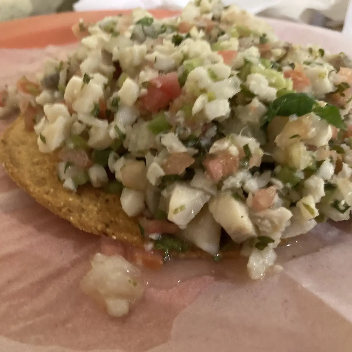 Ceviche Tostada