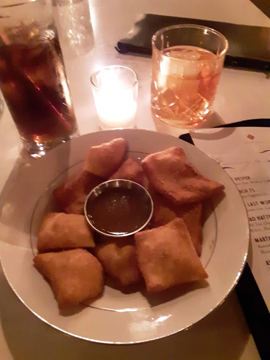 Beignets Dark and Stormy Old Fashioned