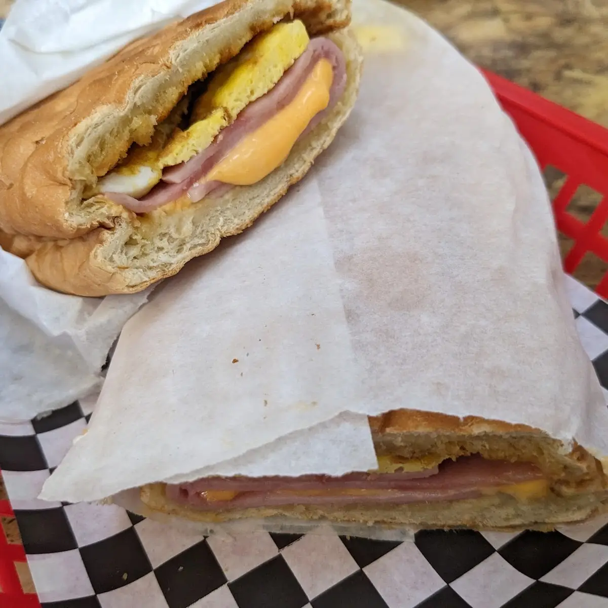 Ham and Cheese Sandwich