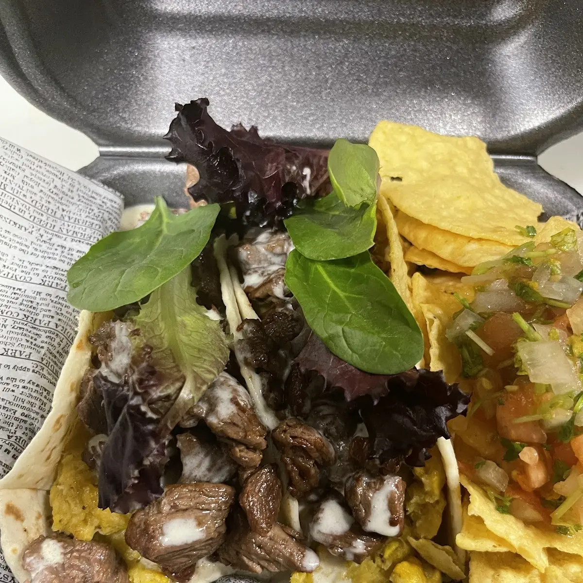 Taco-fongo de Churrasco Angus