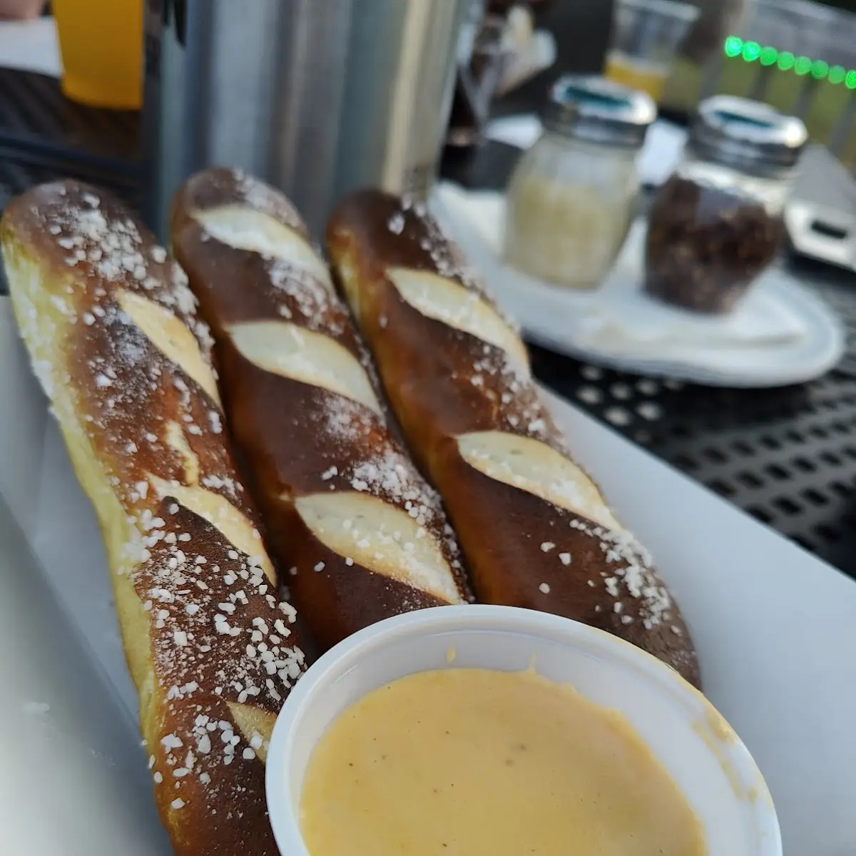 Soft Pretzels with Beer Cheese
