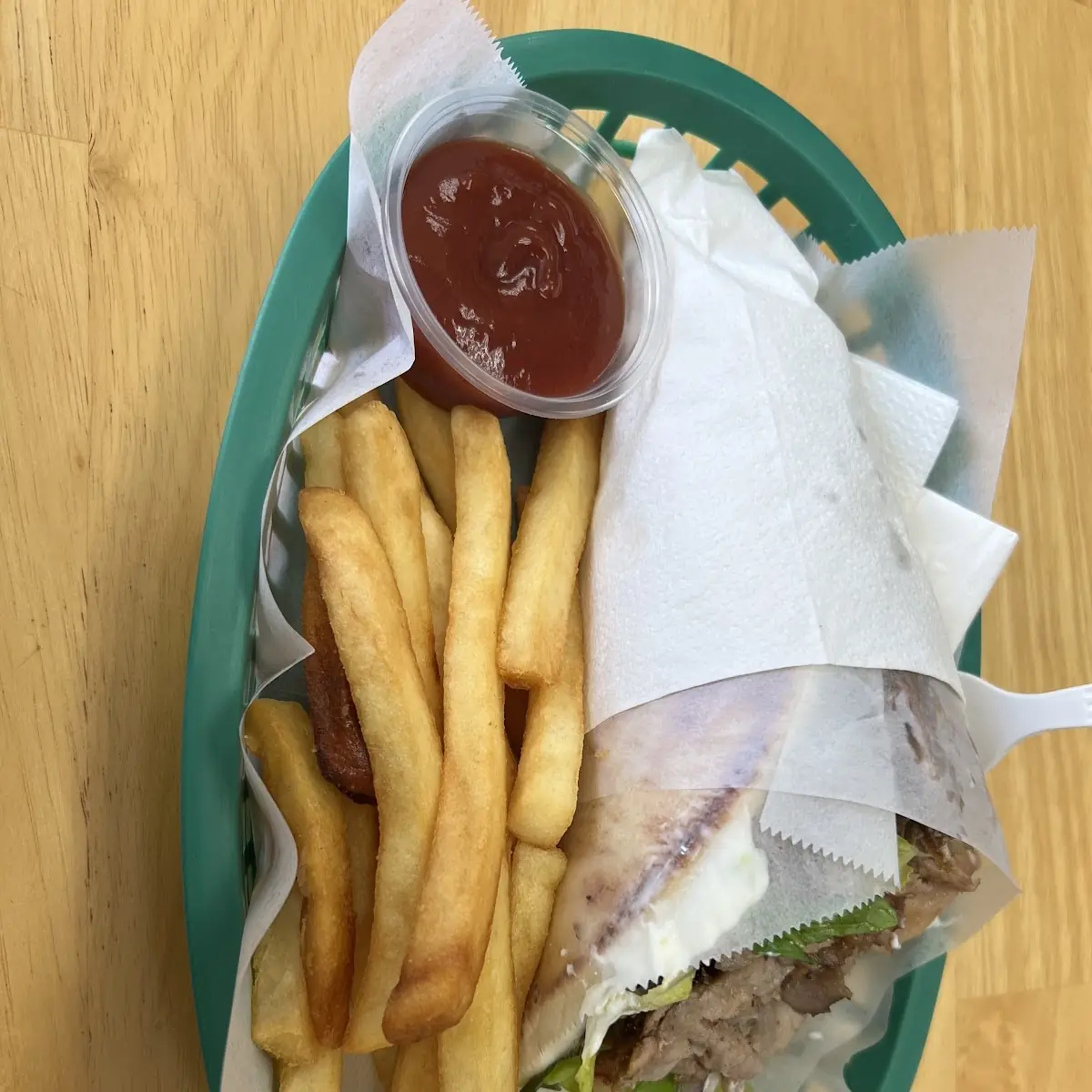 Gyro Sandwich Lunch