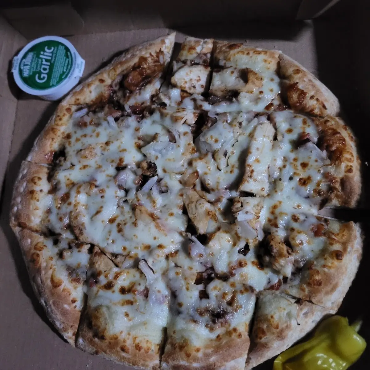 BBQ Bacon Chicken Pizza Extra Cheese