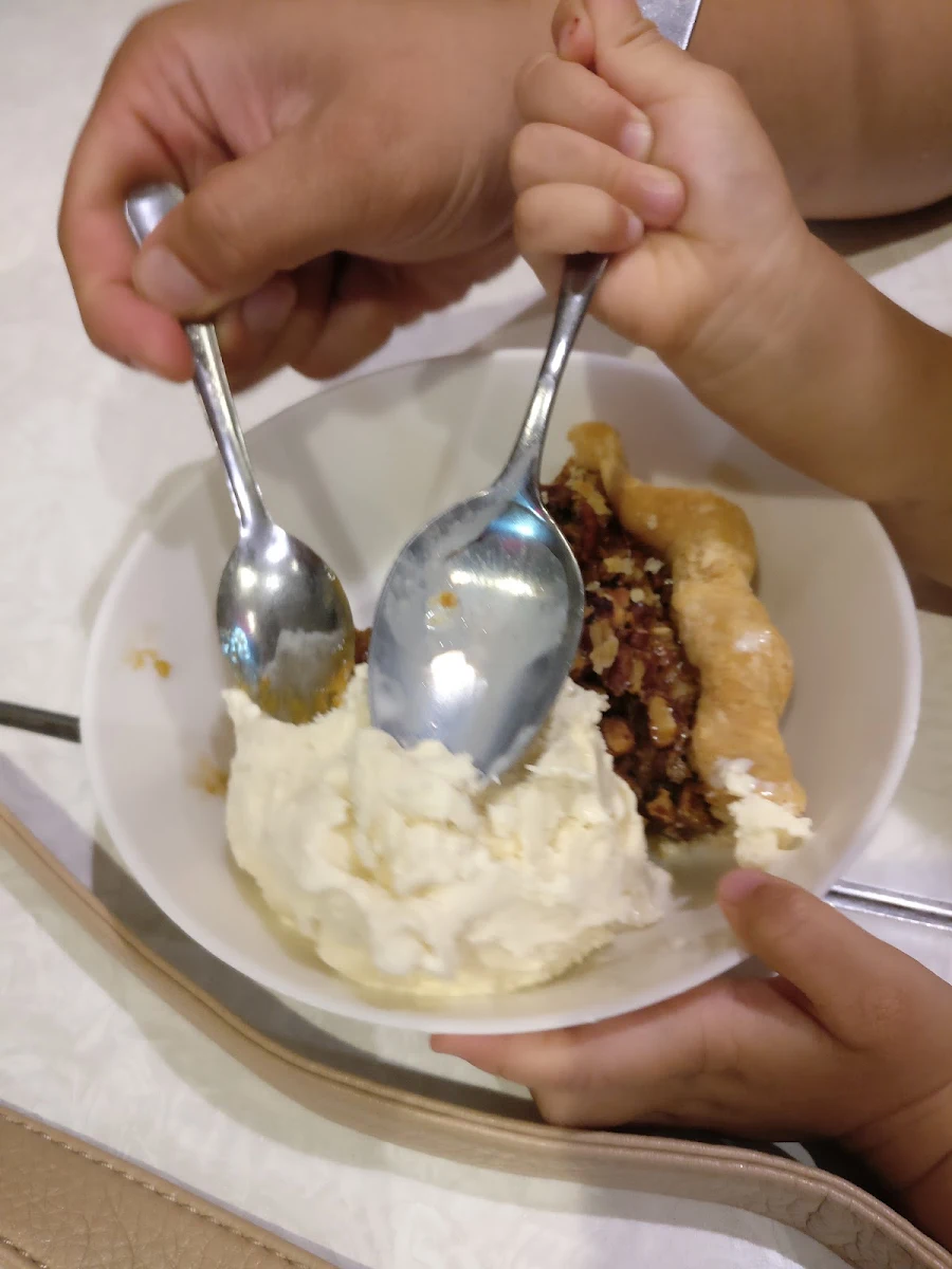 Ice Cream and Pecan Pie