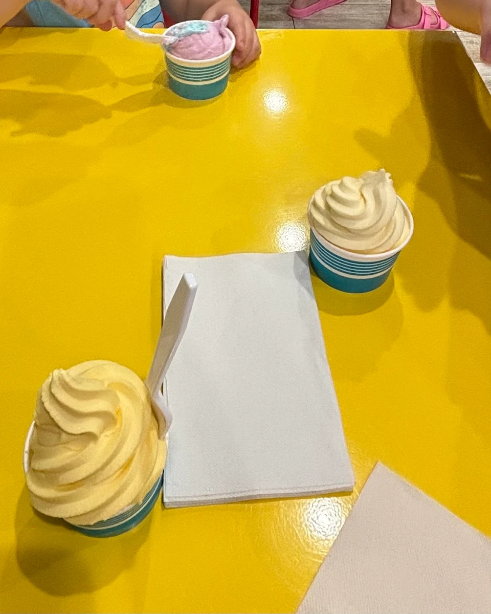 Dole Whip Ice Cream Cone