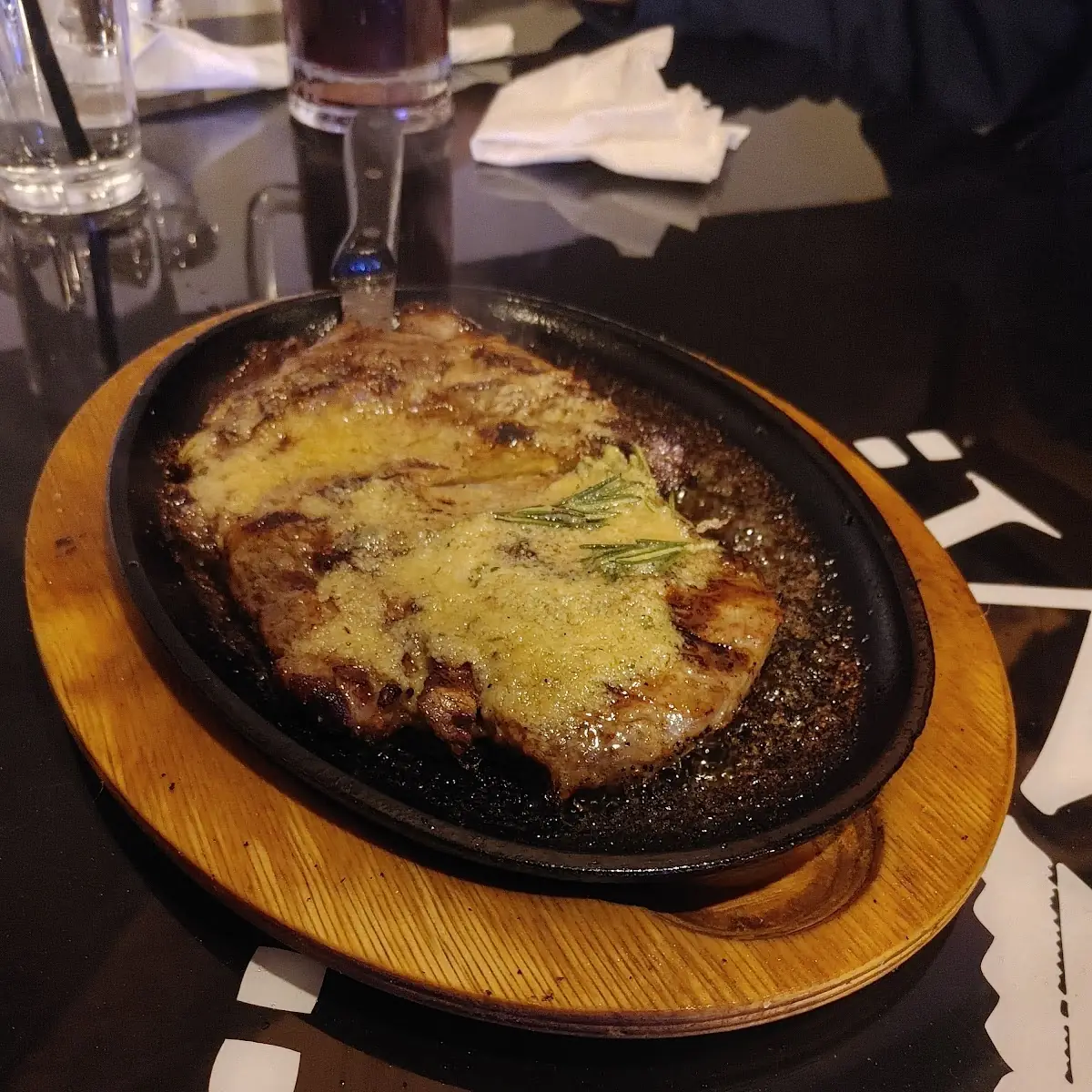 Tequila Rib Eye Steak