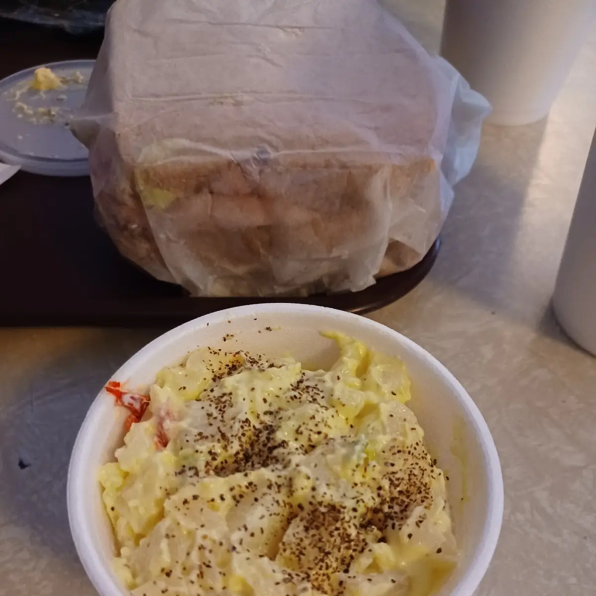 Club with Potato Salad