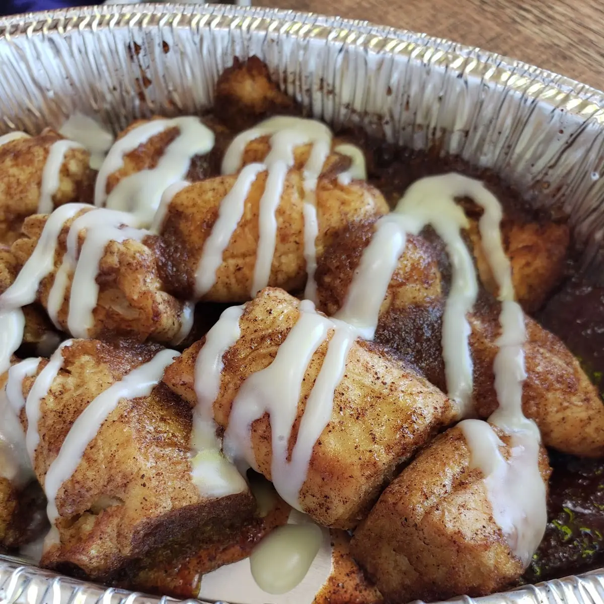 Cinnamon Swirl Breadstick Bites