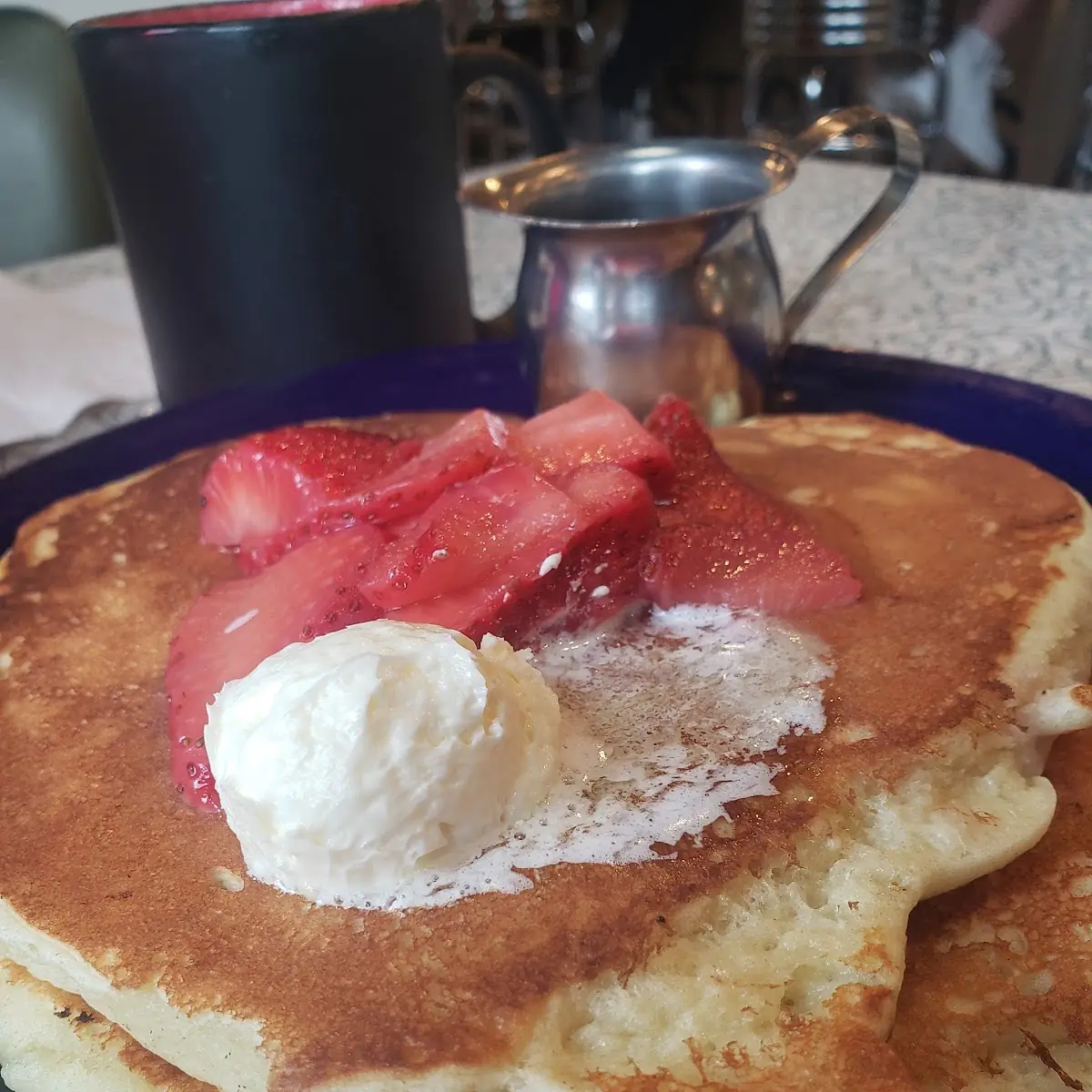 Pancakes and Fresh Fruit