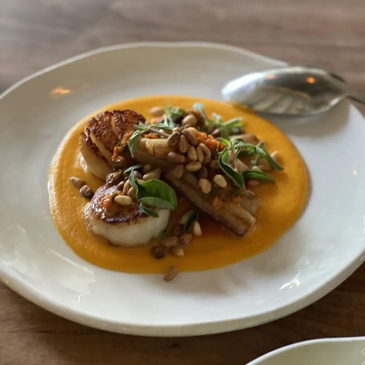 Seared Scallops Cauliflower