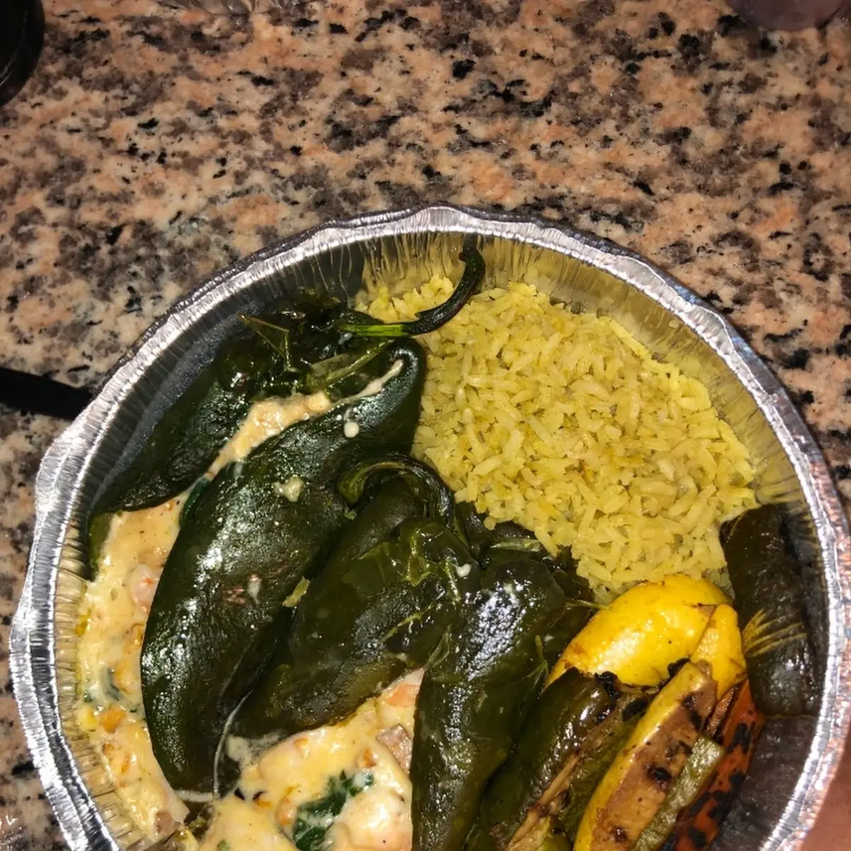 Chili Relleno De Camaron