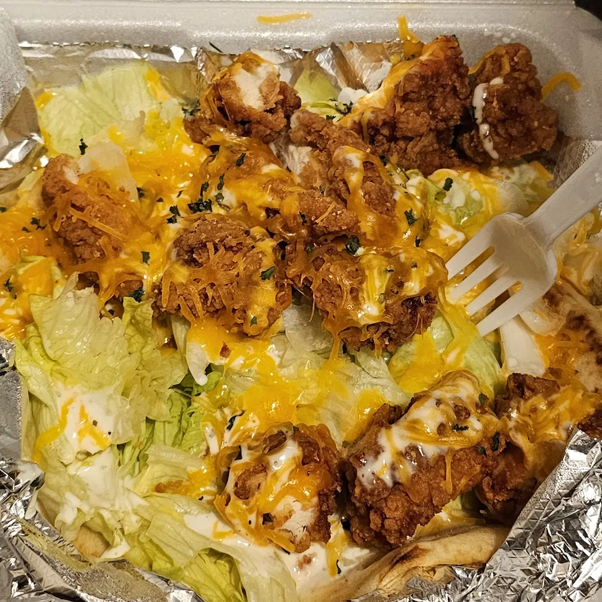 Crispy Chicken Pita Sandwich
