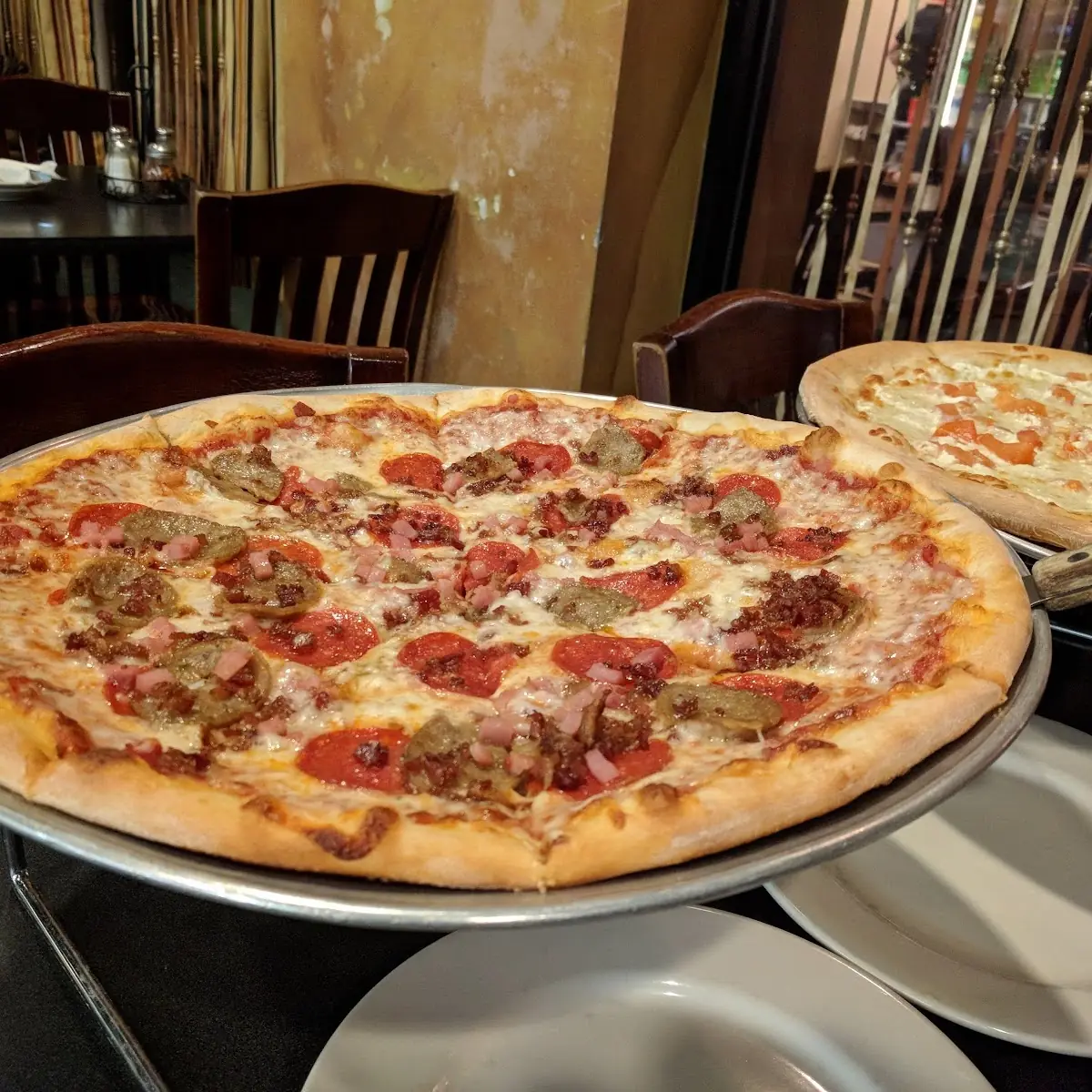 Sausage and Pepperoni Pizza